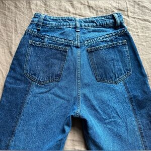 SOLD 100% Cotton Le Lis Light Blue Denim Waistband Skirt